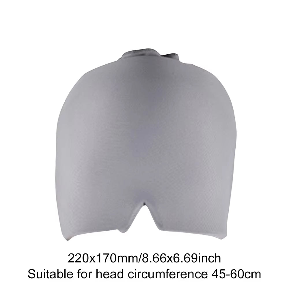 1Pcs Migraine Relief Cap Headache Hat Gel Hot Cold Therapy Ice Cap for Relieve Pain Ice Hat Eye Mask Stress Pressure Pain Relief