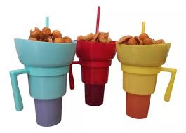 Vaso Snack 2 en 1 950 ML