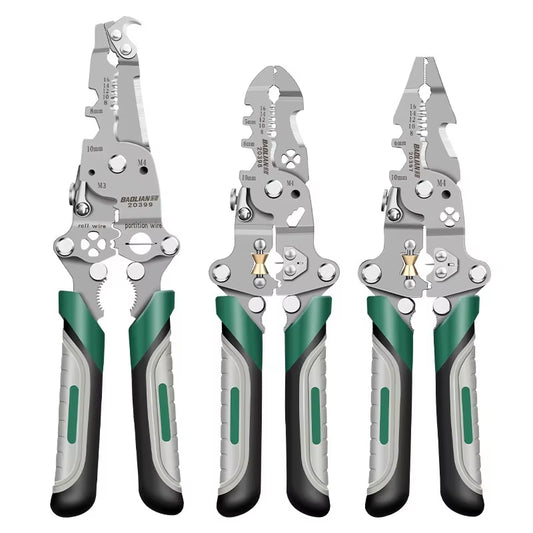Multi Functional Foldable Electrician Specific Wire Cutting Pliers, Wiring and Pulling Pliers, Wire Splitting and Pressing Plier